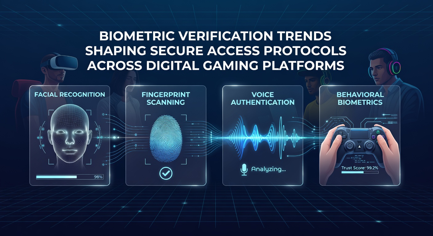 Biometric facial recognition scan displayed on a digital gaming platform interface
